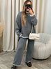Ayla™ Comfortable women's ensemble - Grey / S