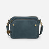Cecilie | Shoulder bag and handbag made from three layers of leather - Blue