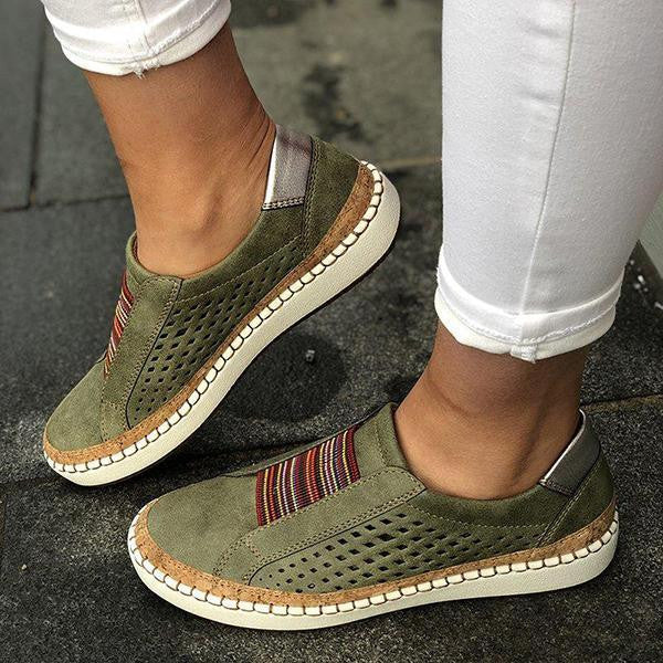 Sena | Vintage Denim Slip-Ons