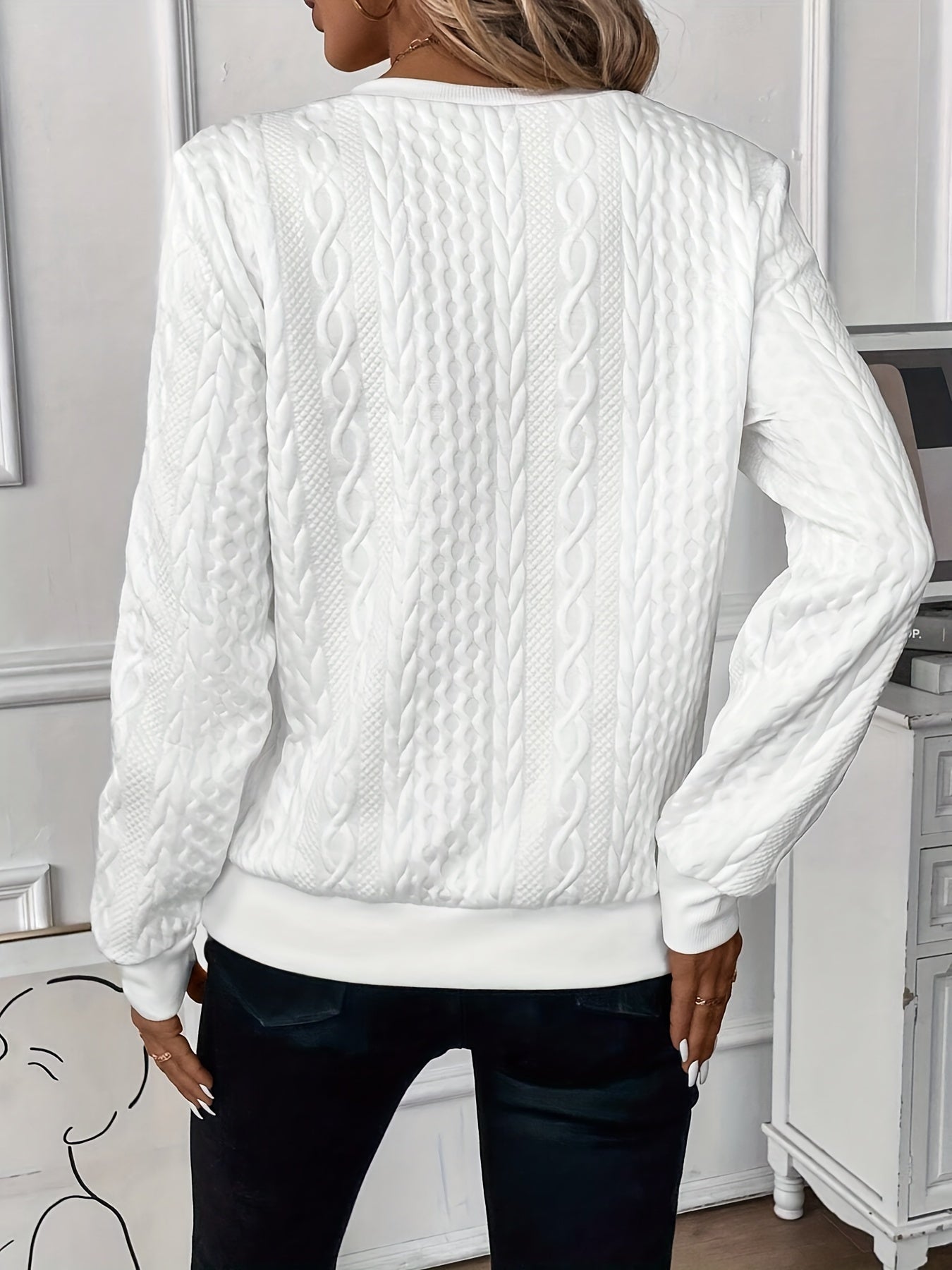 Carina™ | Stylish top with zip fastening - White / S