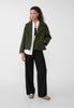 Selene™ - Classic short coat for women - Navy blue / XS
