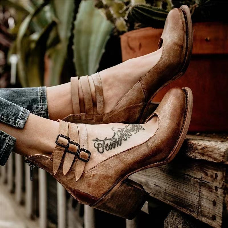 Eva™ | Luxury comfort ankle boot - Brown / 36