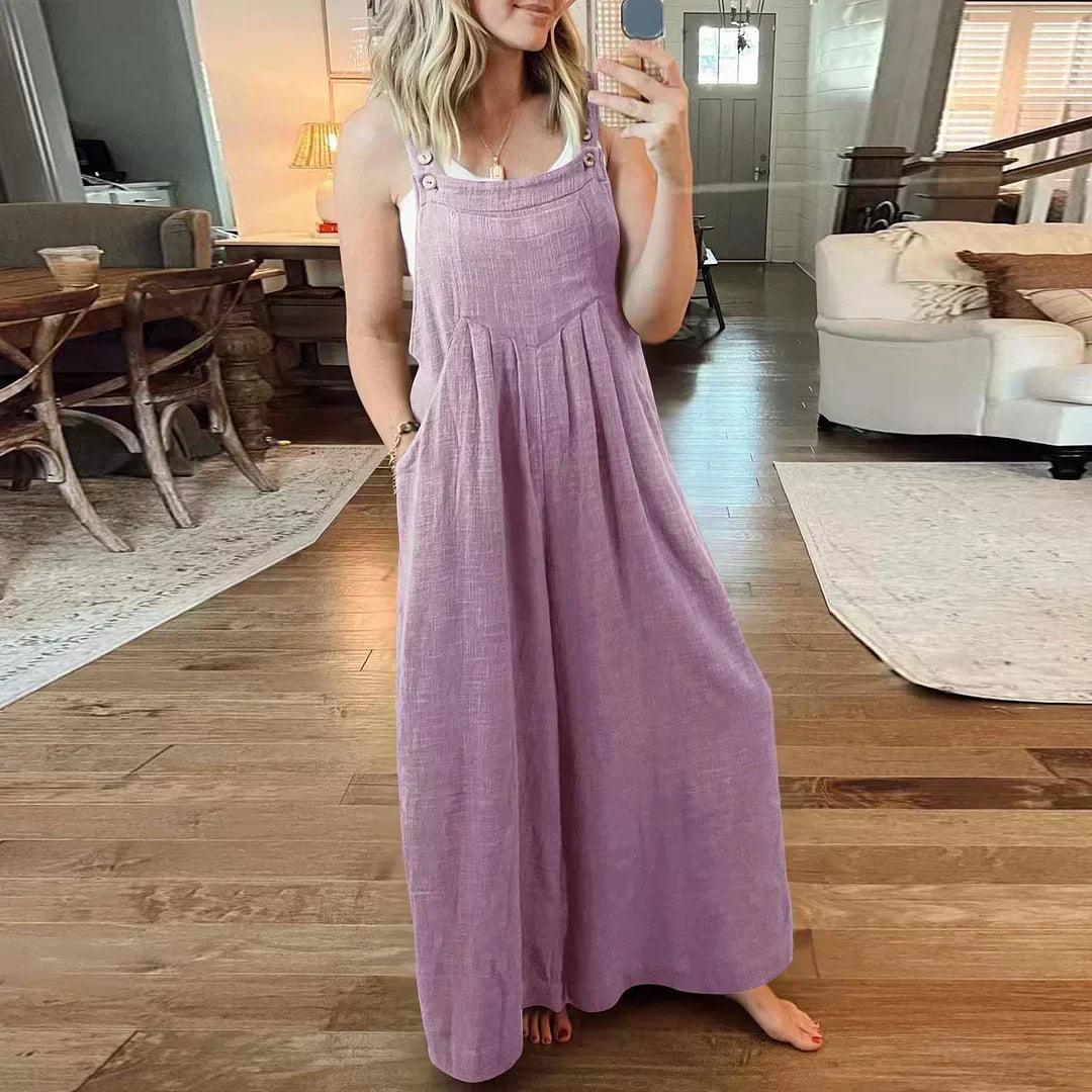 Casse | Loose-Fit Jumpsuit with Adjustable Straps