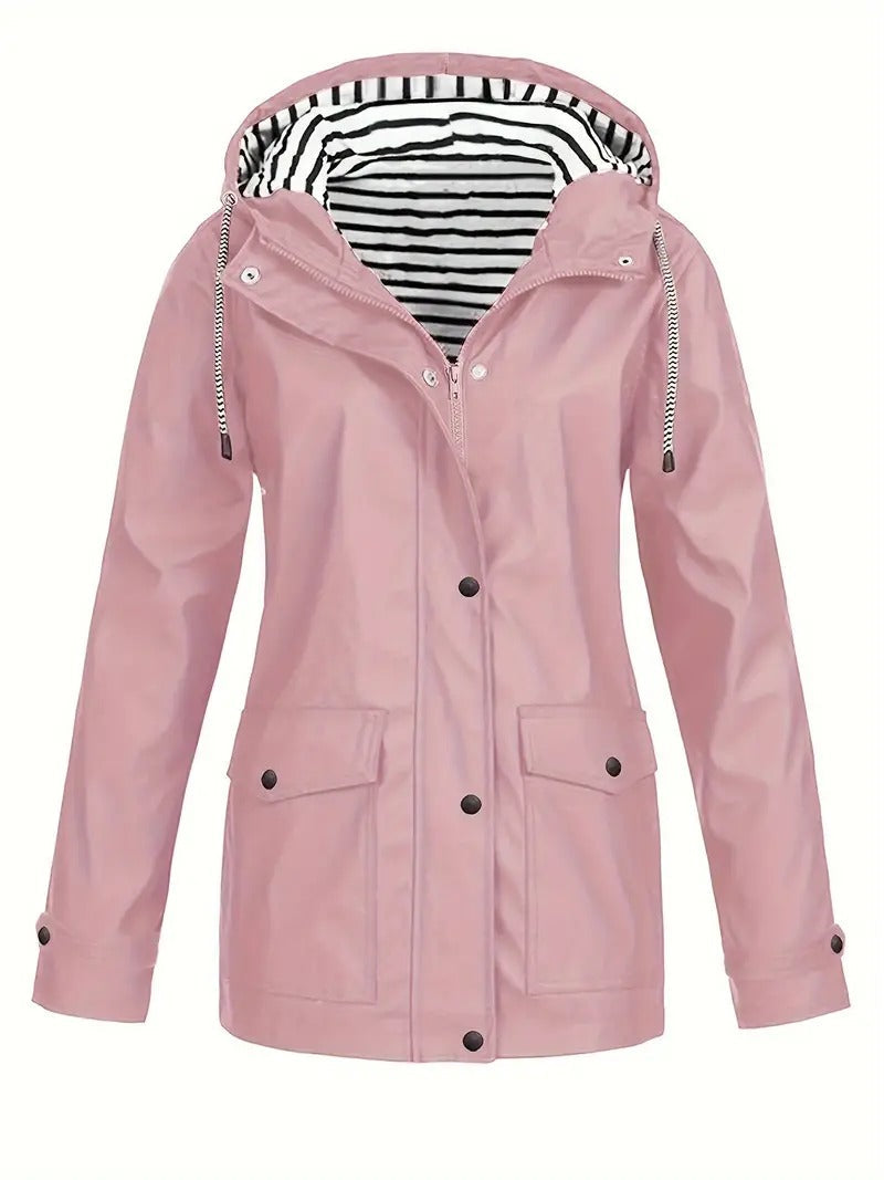 Selina™ | Elegant all-weather coat - Pink / S