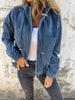 Felice™ | Comfort hooded jacket - Blue / S