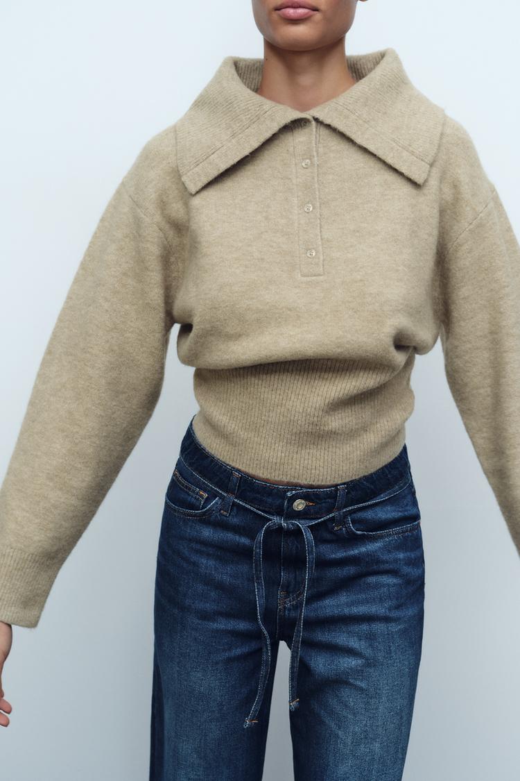 Johanna | Fashionable women's knitted jumper - S