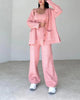 Isabella | three-piece knitting set - Pink / S