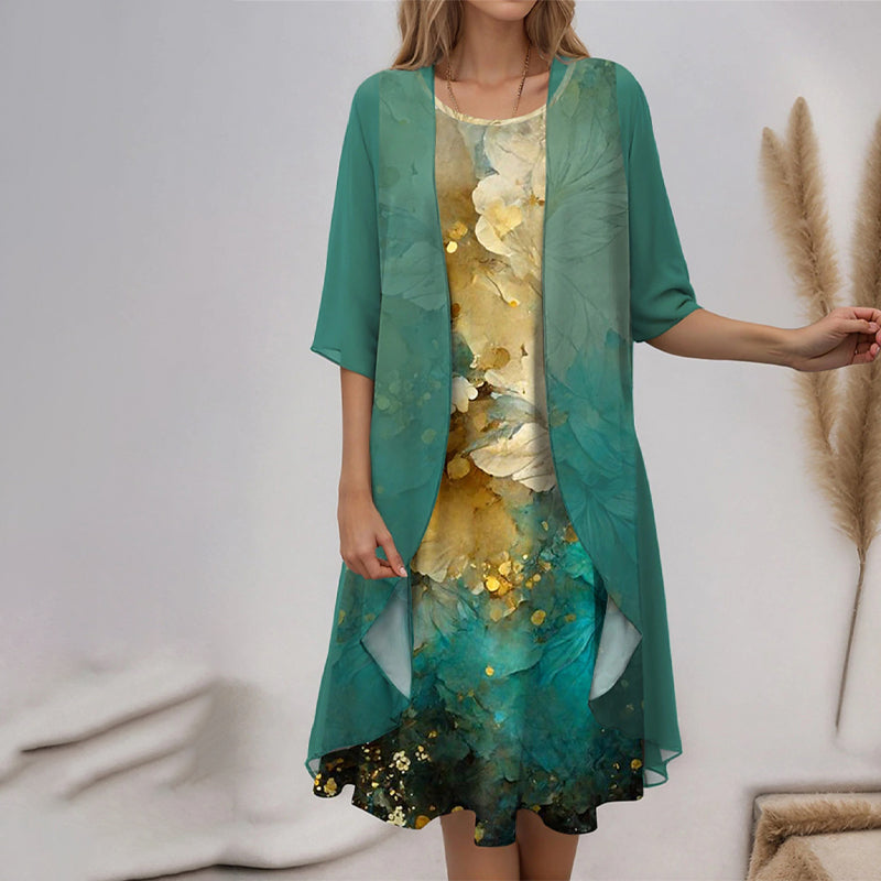 Dhara | Chic & Comfortable Blouse and Dress Ensemble
