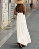Mandie | Backless Dress with Cross-Design