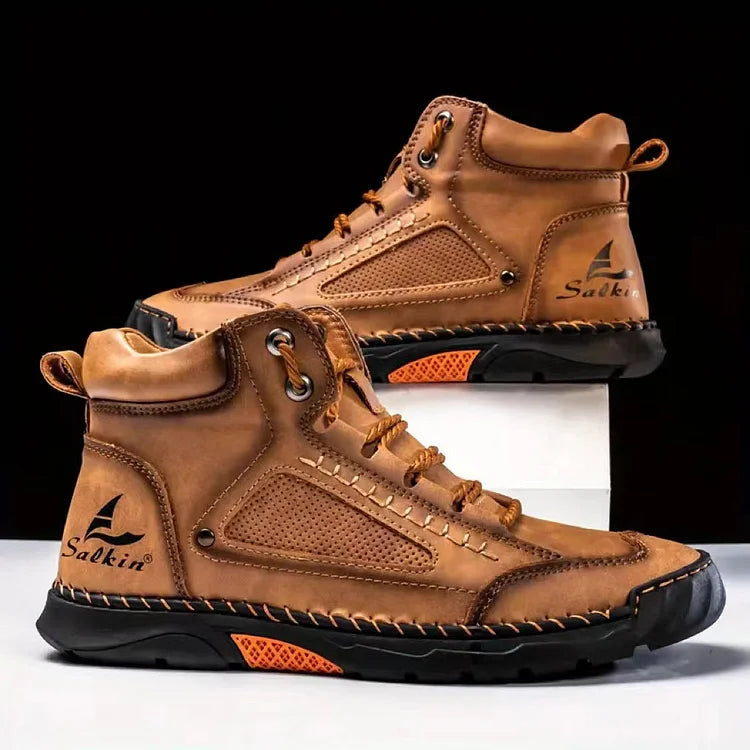 Arven™ | Comfortable Handcrafted Leather Boots for Men