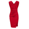 Bretta | Chic Dress with V-Neck and Sexy Side Slit