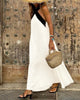 Mandie | Backless Dress with Cross-Design