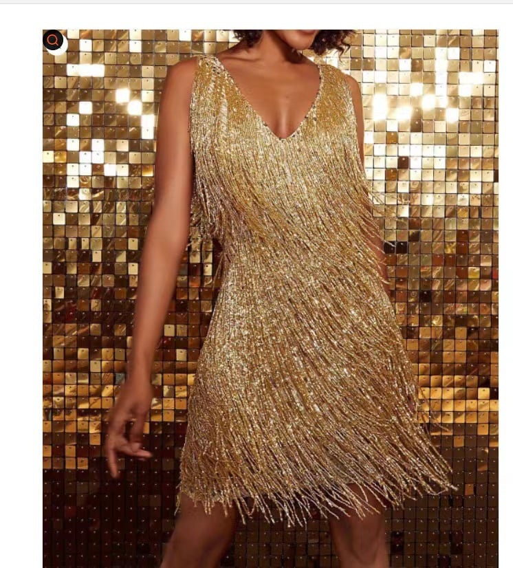 Kathryn | Sexy tassel party dress