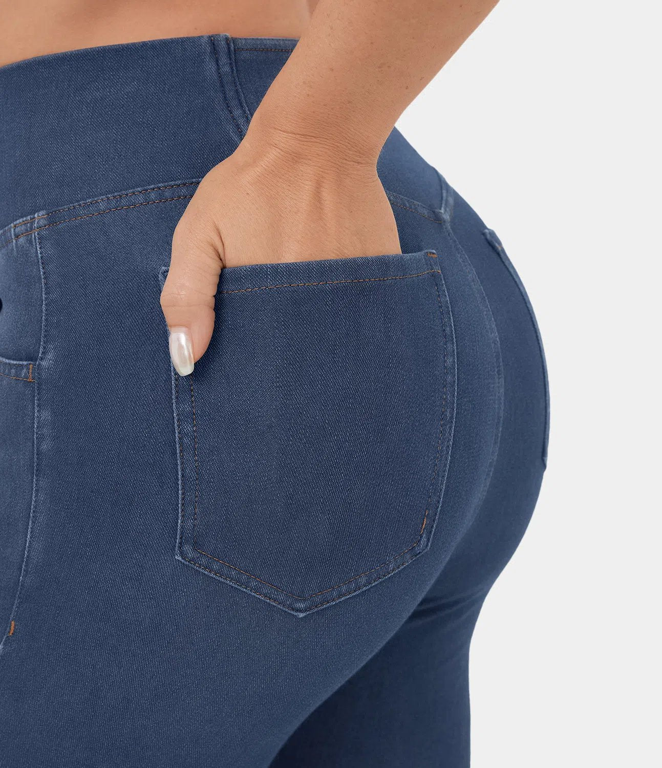 Zaira™ | High-waisted stretch flare trousers