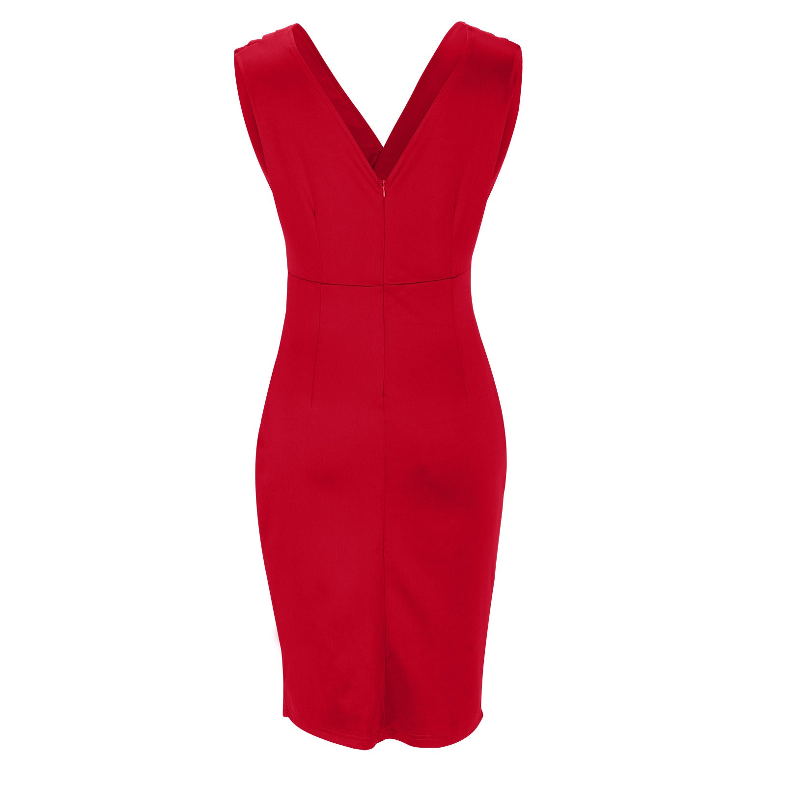 Bretta | Chic Dress with V-Neck and Sexy Side Slit