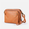 Cecilie | Shoulder bag and handbag made from three layers of leather - Brown