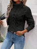 Lorena™ | Classic knitted jumper - Truien & Sweaters - Black / S