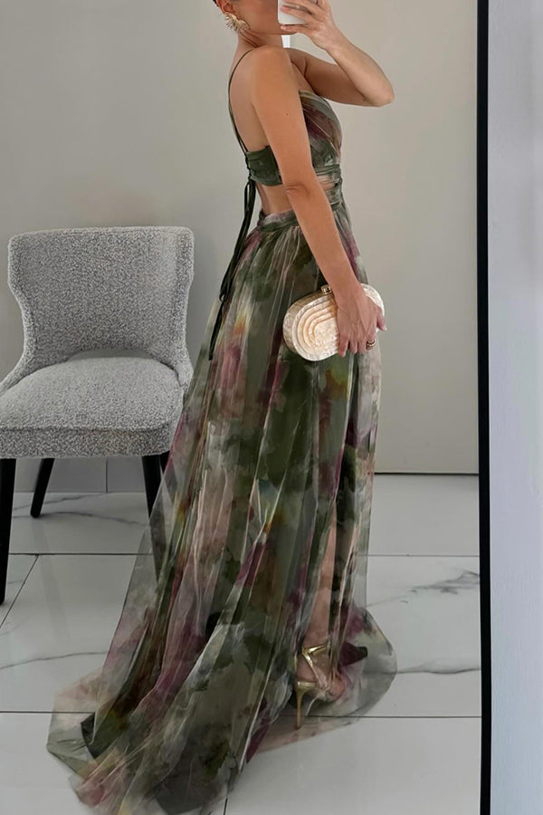 Flor | Airy Floral Maxi Dress