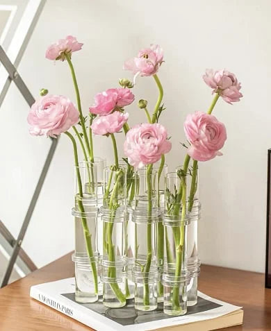 FlexiVase™ | Flower vase with hinge | BUNDLE DISCOUNT TODAY! - 8 flower tubes