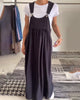 Molly | Casual Solid Colour Dress with Suspenders