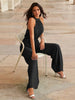 Elen | Pleated Jumpsuit with Halter Neck