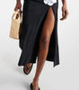 Annabelle | One-Shoulder Swimsuit Set with Strapless Wrap Skirt