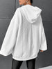 Malina™ | Cosy hoodie with drawstring - White / M