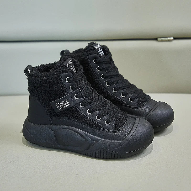 Mada™ | Orthopaedic women's shoes with thick sole - Black / 36