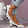 Mathilda | Elegant High Heels with Crystals and Delicate Bow