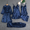 Rowena | Ice Silk Nightgown for Women in a 5-Pack