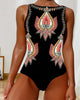 Jazz | Paisley Sleeveless One-Piece Swimsuit