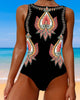 Jazz | Paisley Sleeveless One-Piece Swimsuit