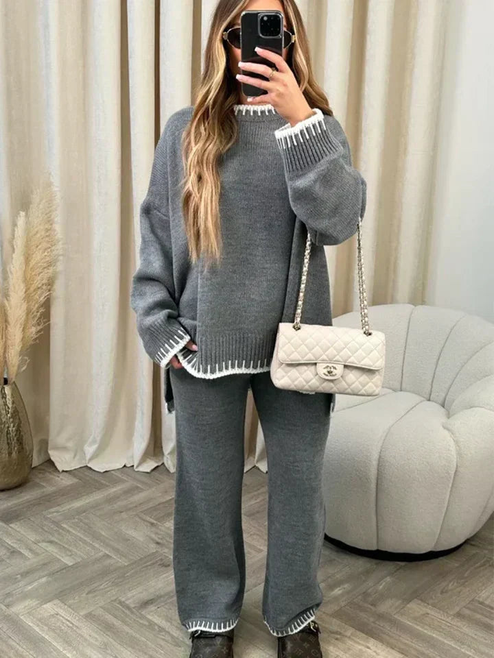 Ayla™ Comfortable women's ensemble - Grey / S