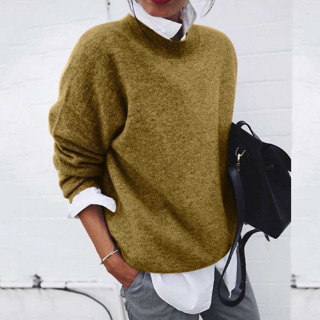 Alira™ - Luxurious jumper - Khaki / S