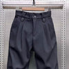 Fynn | Black pleated harem trousers - men pants - Black / M