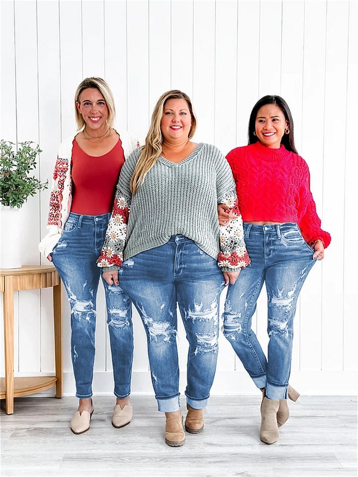 Sanne | comfortable stretch jeans | SUPERDEAL TODAY! - Jeans vrouwen - Blue / XS