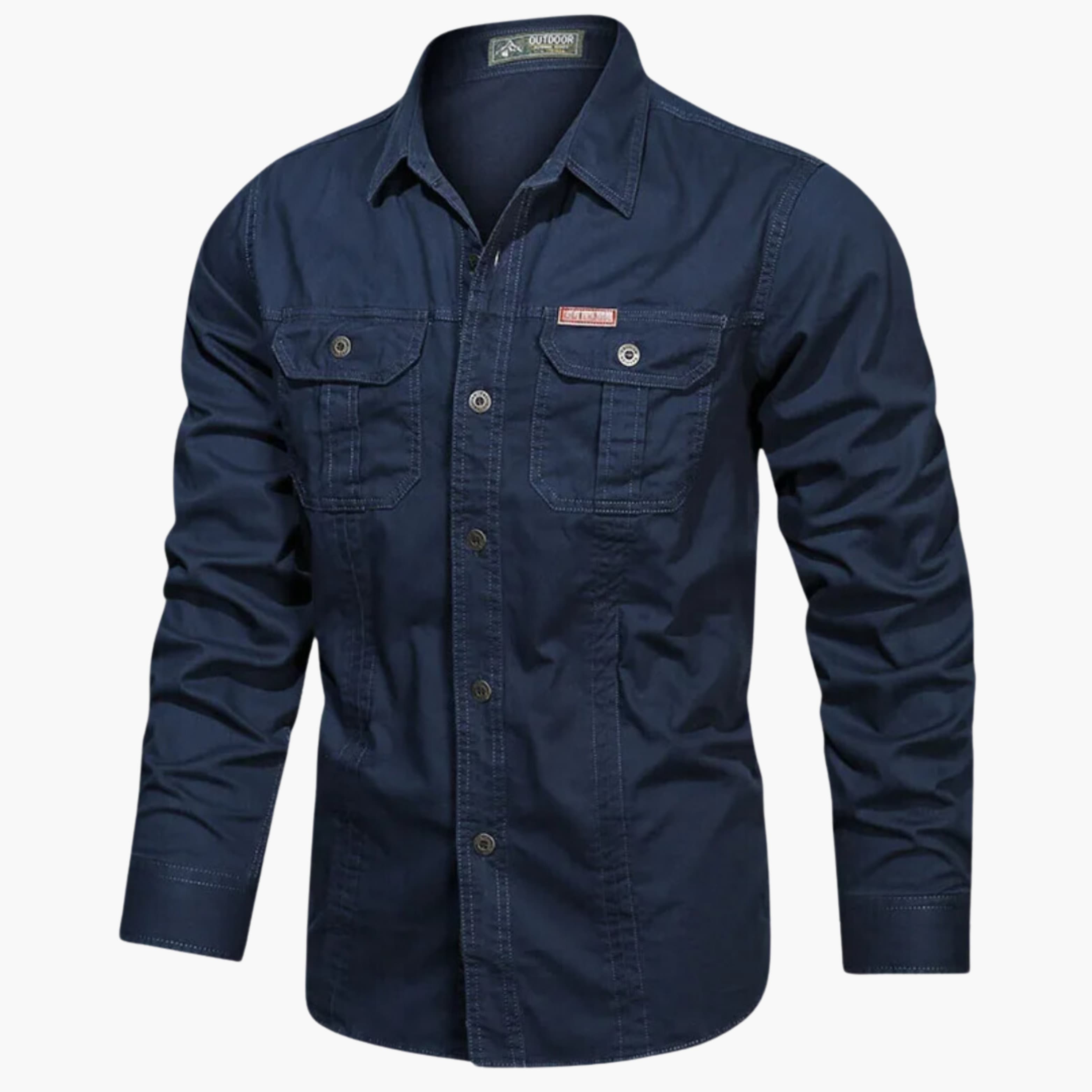 Kilian™ | Urban cargo shirt - Dark blue / M