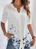 Fran | Elegant Short-Sleeved Top with Print