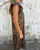 Alice | Elegant Leopard Print Jumpsuit with a V-neck
