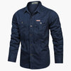 Kilian™ | Urban cargo shirt - Dark blue / M