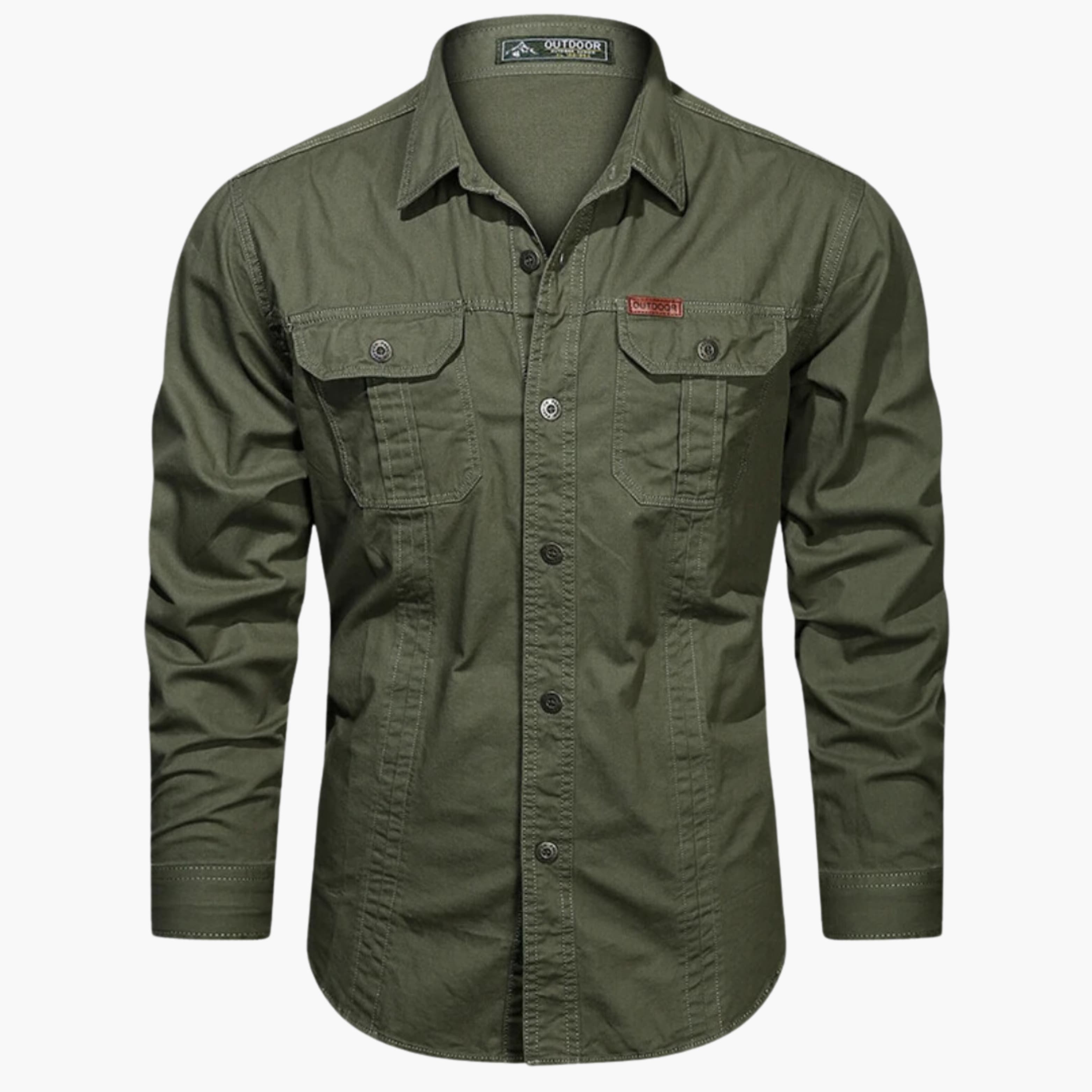 Kilian™ | Urban cargo shirt - Military green / M