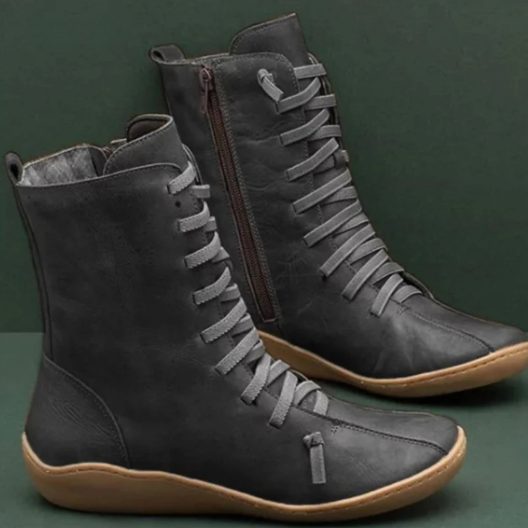 Mia™ | Orthopaedic winter boots - Black / 35