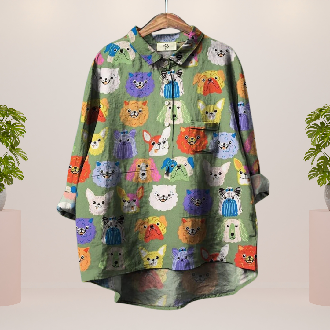 Franchesca | Art-Print Shirt