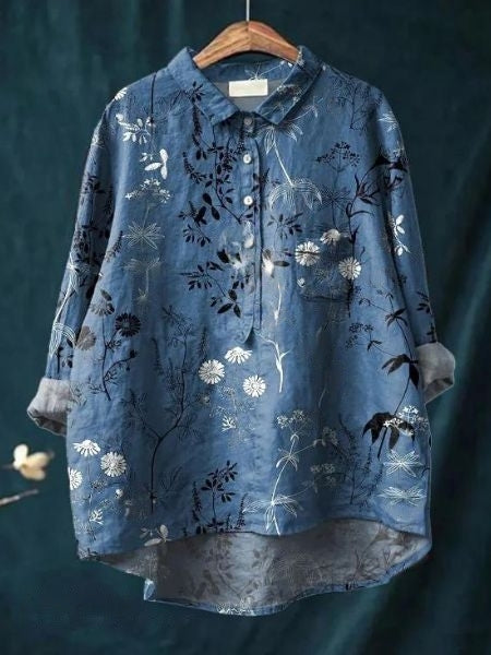 Mavee | Airy Blouse with Floral Pattern