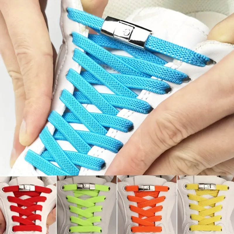 LockLace™ | Colourful laces with snap fastener | 1+1 FREE TODAY! - Neuheiten - Sky blue