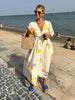 Lydia | Trendy midi dress with floral print