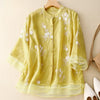 Nerry | Elegant Blouse with Delicate Embroidery Details