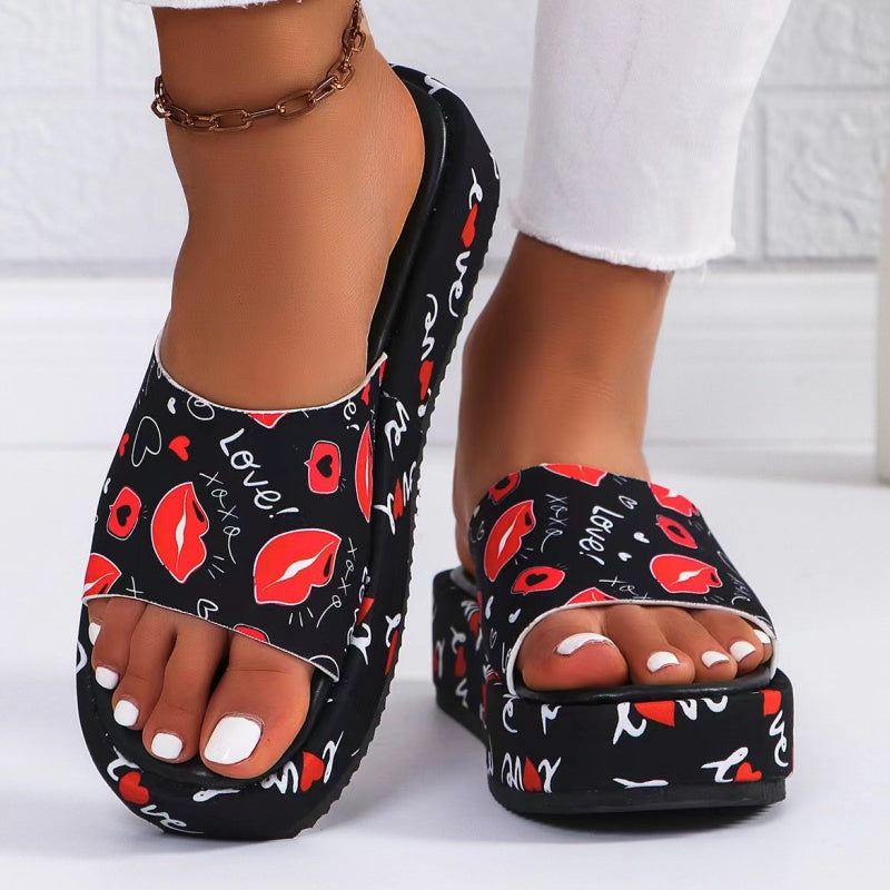 Calistte | Non-Slip Platform Slippers