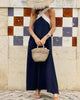 Mandie | Backless Dress with Cross-Design