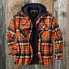 Henrik™ | Lined lumberjack jacket - Orange / S